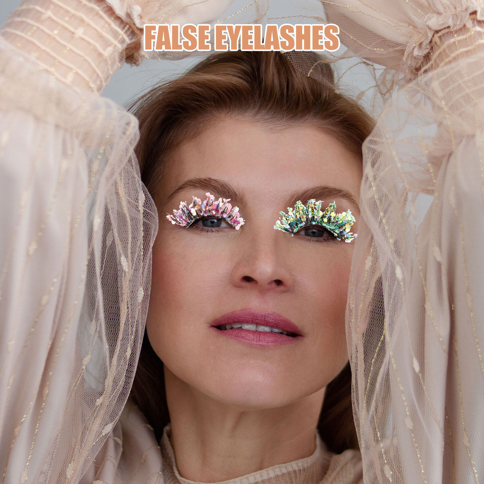 Eyelash Extension Is Safe - 4Pairs Night Glow False Eyelashes Colored