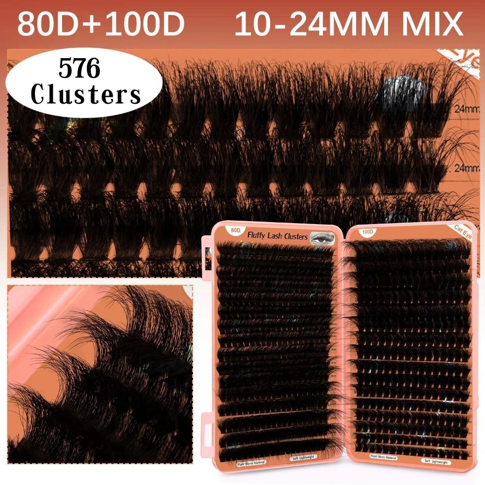 Mega Volume Lash - Reusable Lashes D Curl False Eyelashes