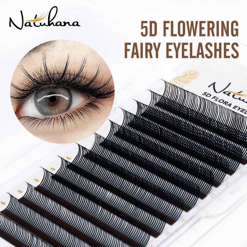 NATUHANA 5D Flora Individual L - Eyelash Extension Wet Look recensione e prezzo