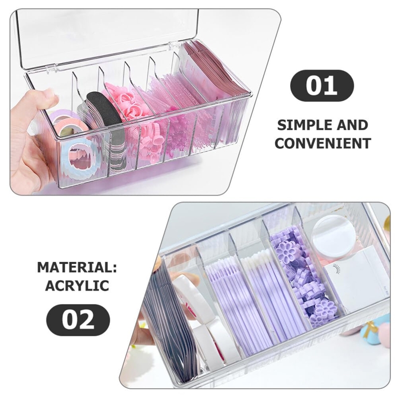 Transparent Eyelash Beauty Org - Lash Tray Organizer recensione e prezzo