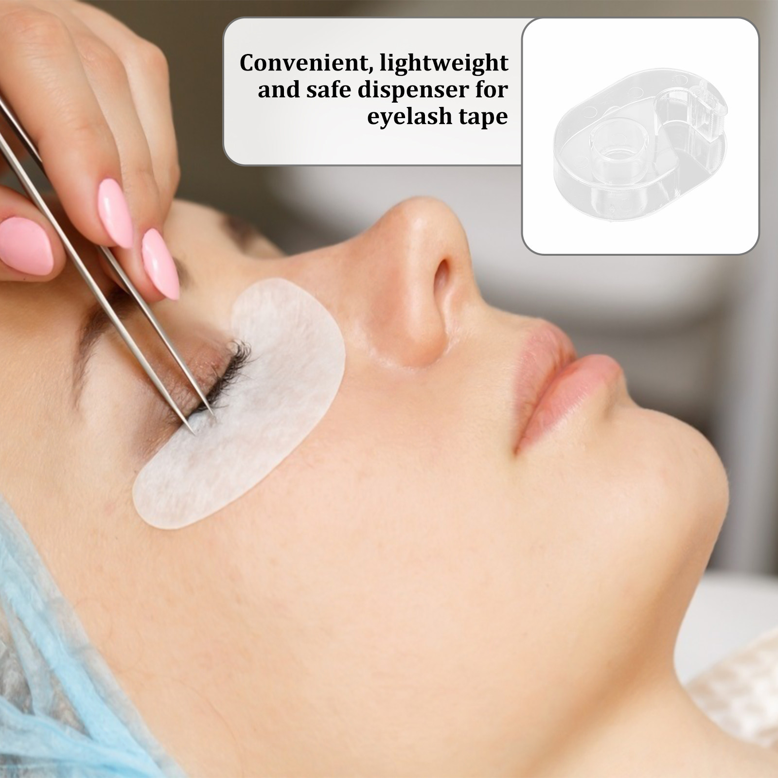3Pcs Eyelash Tape Cutter Dispe - Eyelash Extension Is Safe recensione e prezzo