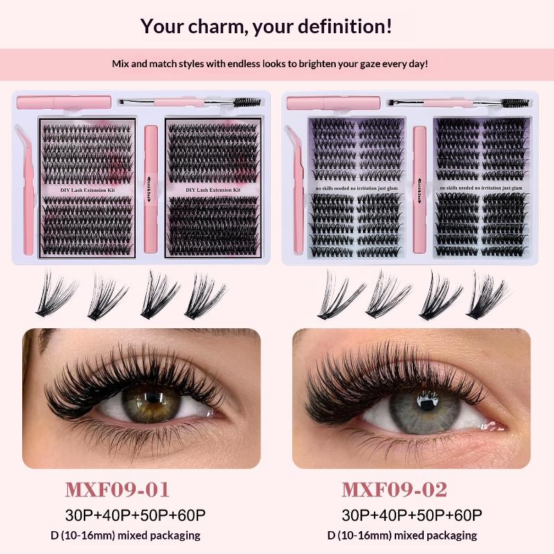 480 DIY Lash Clusters Natural  - Eyelash Extension Glue recensione e prezzo