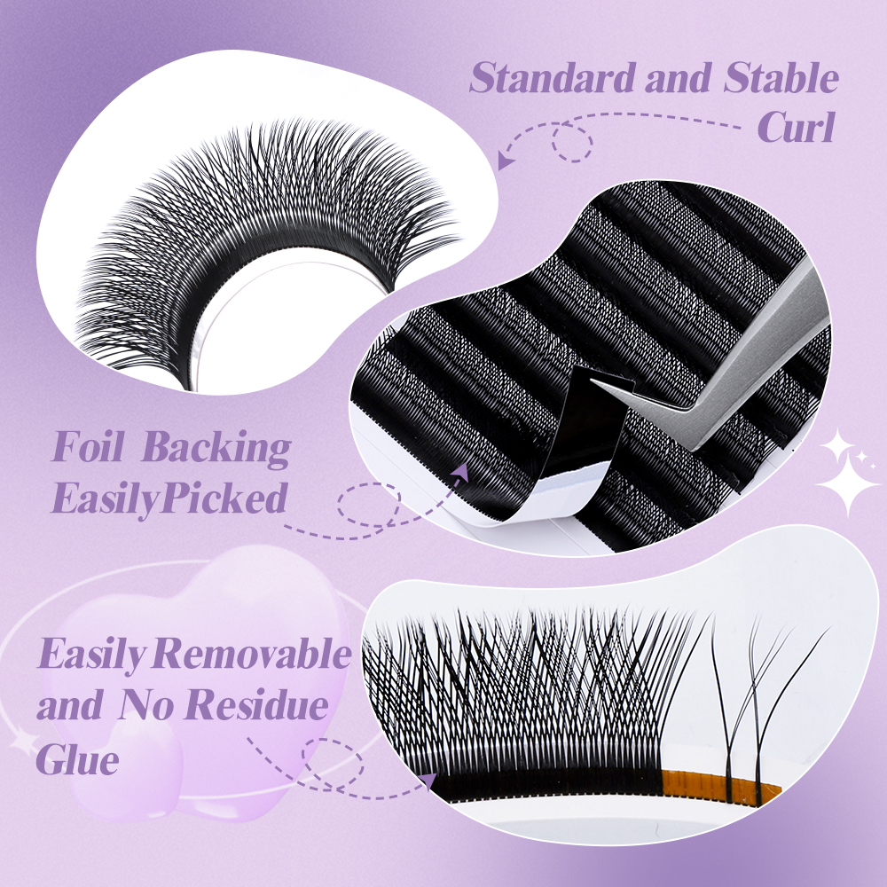 Wendy Lashes W Shape Bloom 3D/ - Eyelash Extension Yelix recensione e prezzo