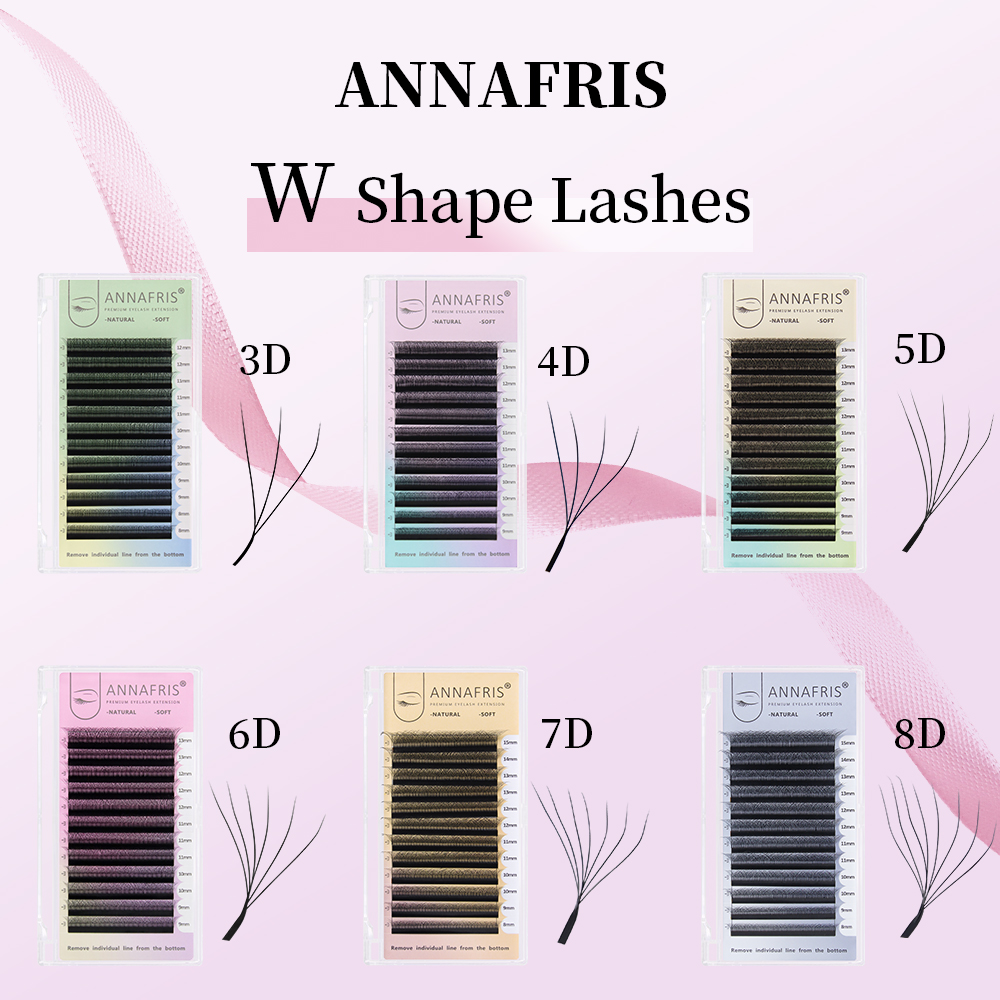 ANNAFRIS Premade Volume Fan YY - Eyelash Extension Wet Look recensione e prezzo