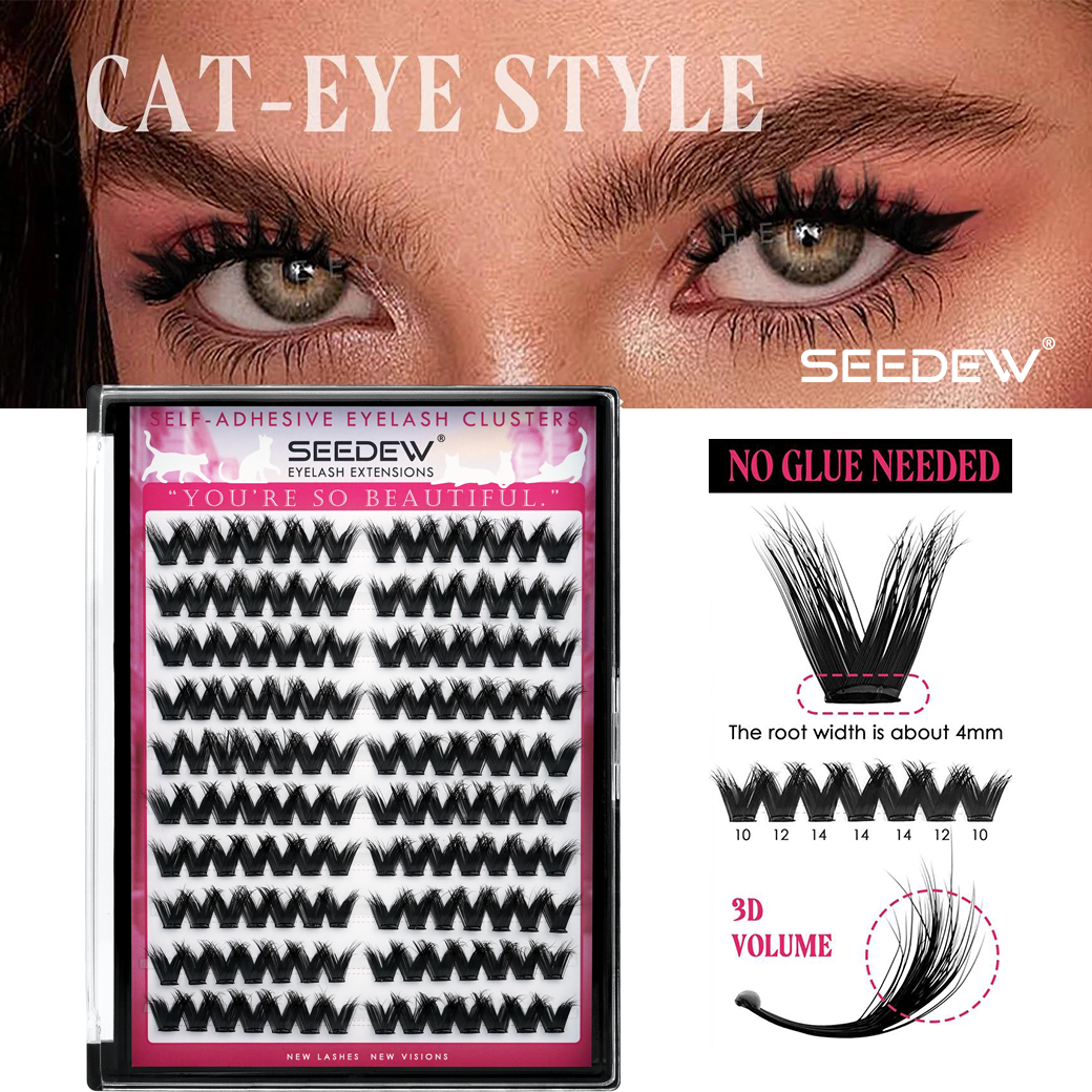 SEEDEW 3D V-shaped Thick False - Eyelash Extension Glue recensione e prezzo