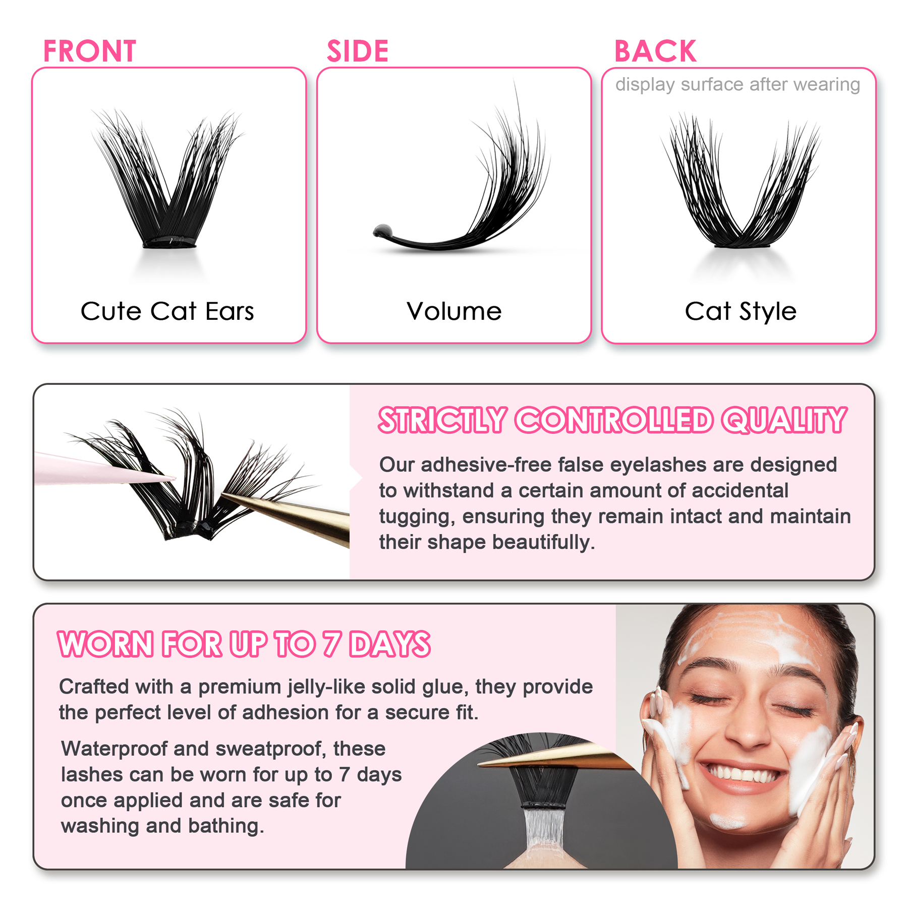 SEEDEW 3D V-shaped Thick False - Eyelash Extension Glue recensione e prezzo