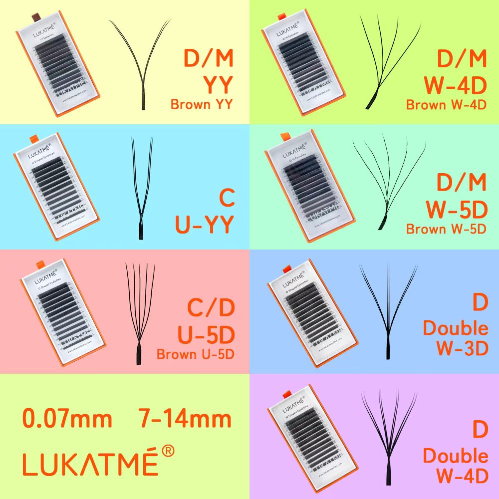 LUKATME M/C/D Curl 7-14mm Foxy - Eyelash Extension Yelix recensione e prezzo