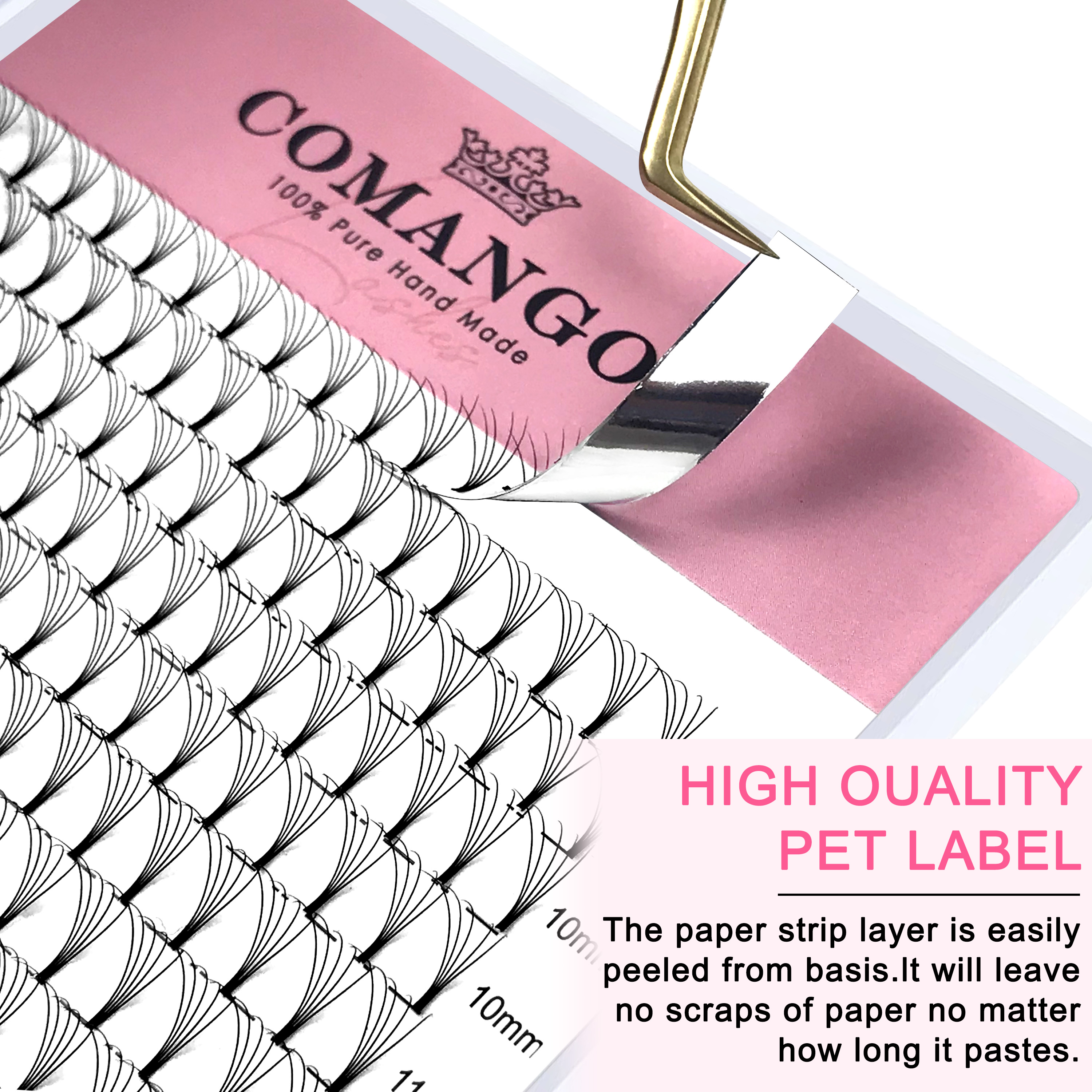 CoMango 320pcs Short Stem Prem - Eyelash Extension Wet Look recensione e prezzo