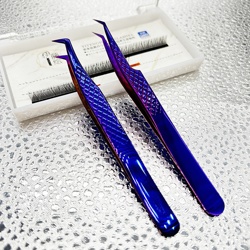 2pcs/set False Lash Tweezers F - Mega Volume Lash recensione e prezzo