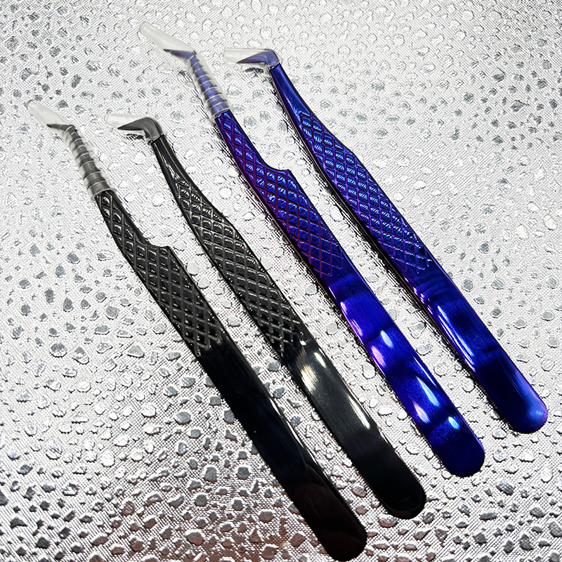 2pcs/set False Lash Tweezers F - Mega Volume Lash recensione e prezzo