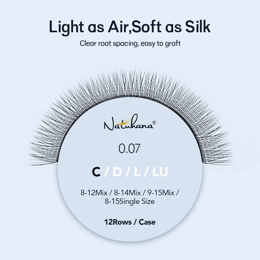 NATUHANA Single Tip 2D YY Lash - Eyelash Extension Yelix recensione e prezzo