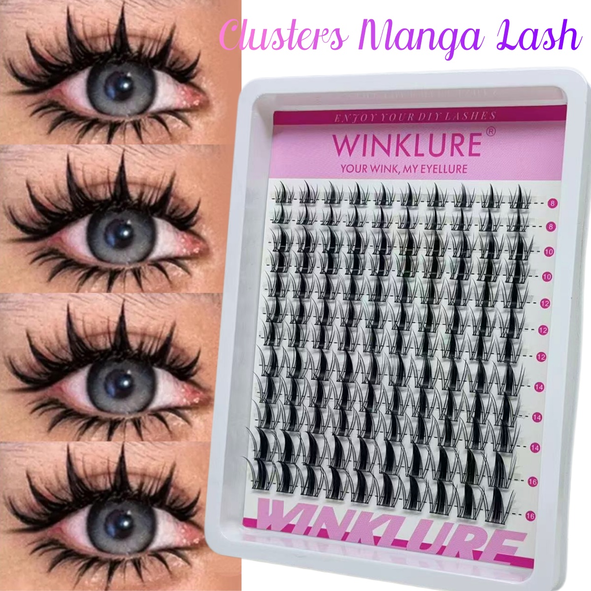 WINKLURE Manga Lash Clusters K - Lash Tray Organizer recensione e prezzo