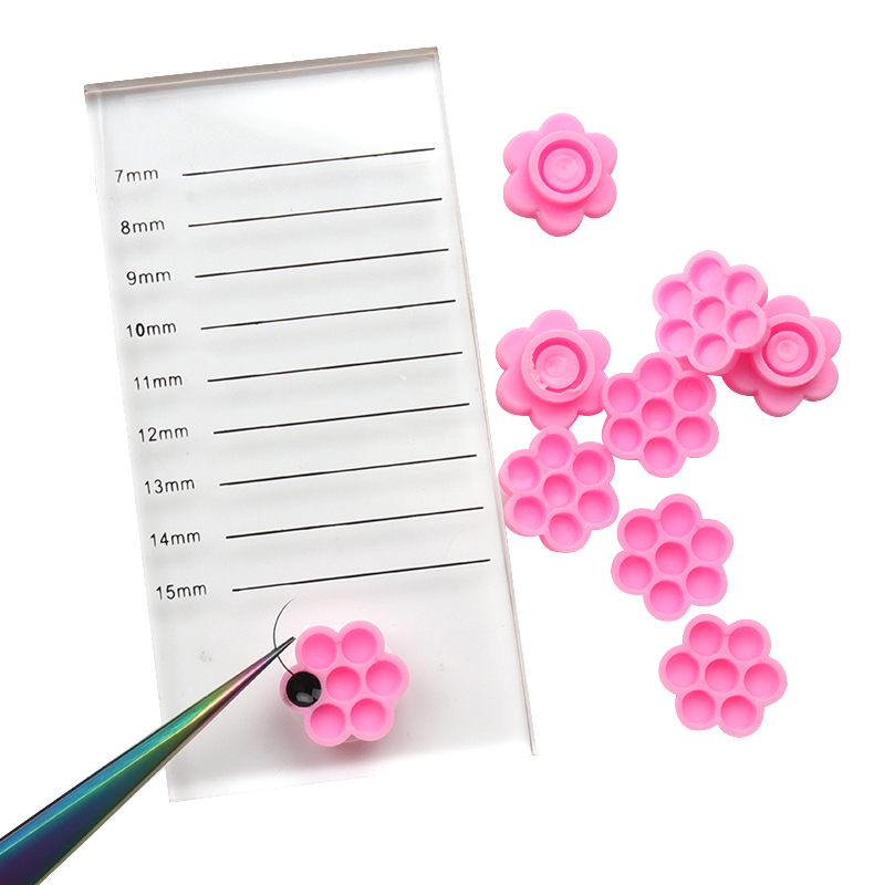 100 Pcs Pink Flower Glue Delay - Eyelash Extension Glue recensione e prezzo