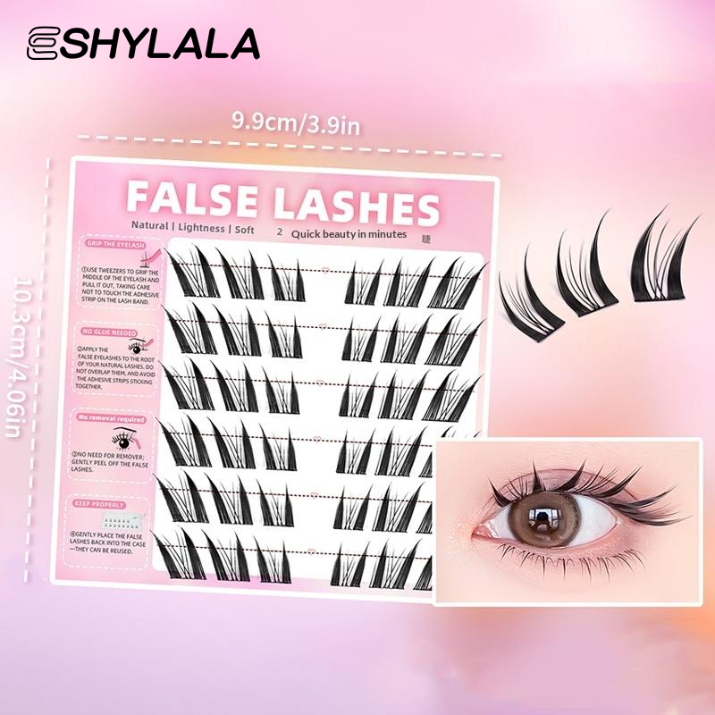 Dense False Eyelashes 6 Rows N - Eyelash Extension Glue recensione e prezzo