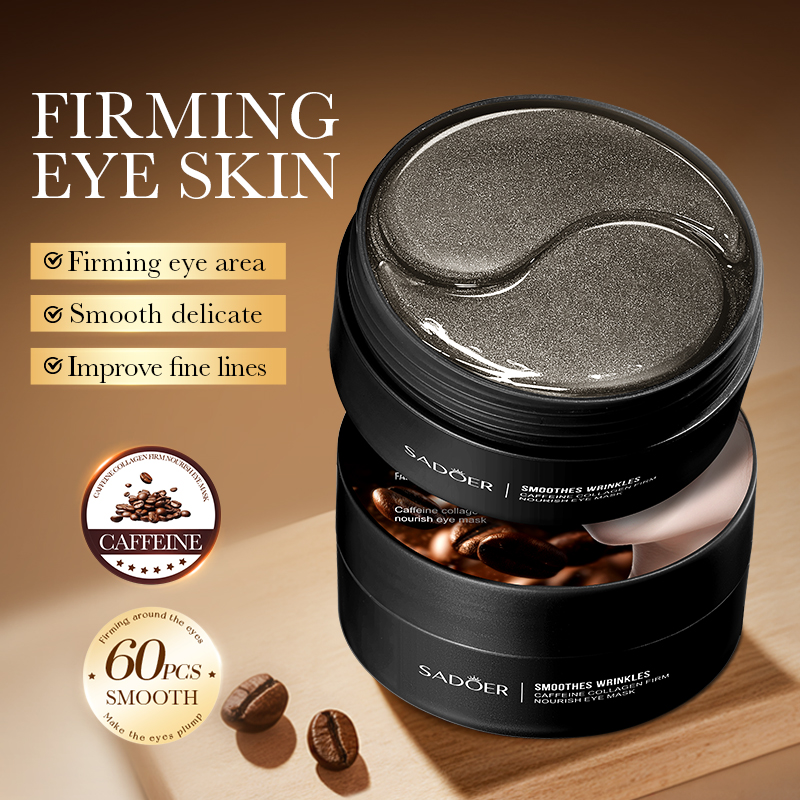 60pcs SADOER Caffeine Crystal  - Eye Pad Collagen recensione e prezzo