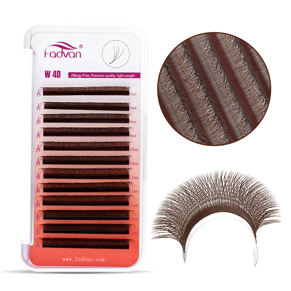 FADVAN Brown 4D/3D/5D lashes W - Eyelash Extension Yelix recensione e prezzo