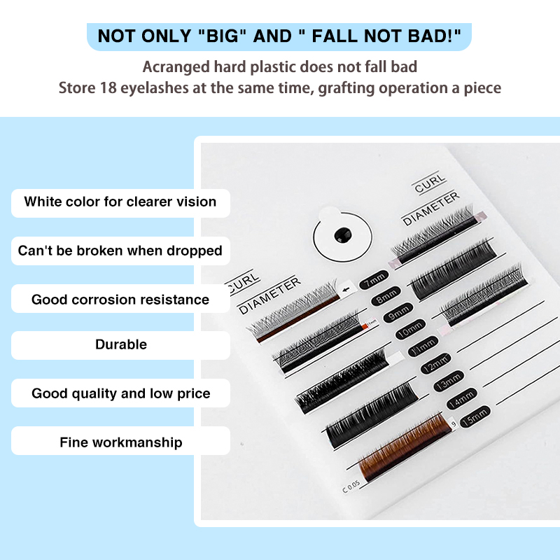 MASSA NEW Grafting Eyelash Tab - Lash Tray Organizer recensione e prezzo