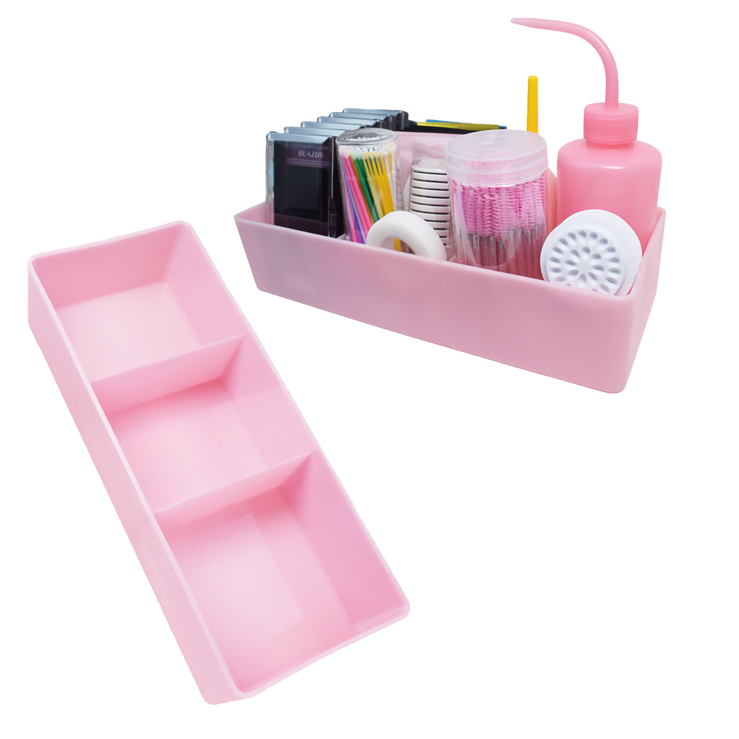 False Eyelash Storage Box For  - Lash Tray Organizer recensione e prezzo