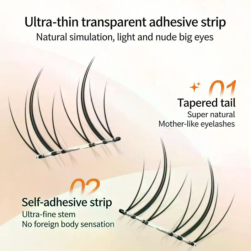 Black Self Adhesive False Eyel - Eyelash Extension No 11 recensione e prezzo