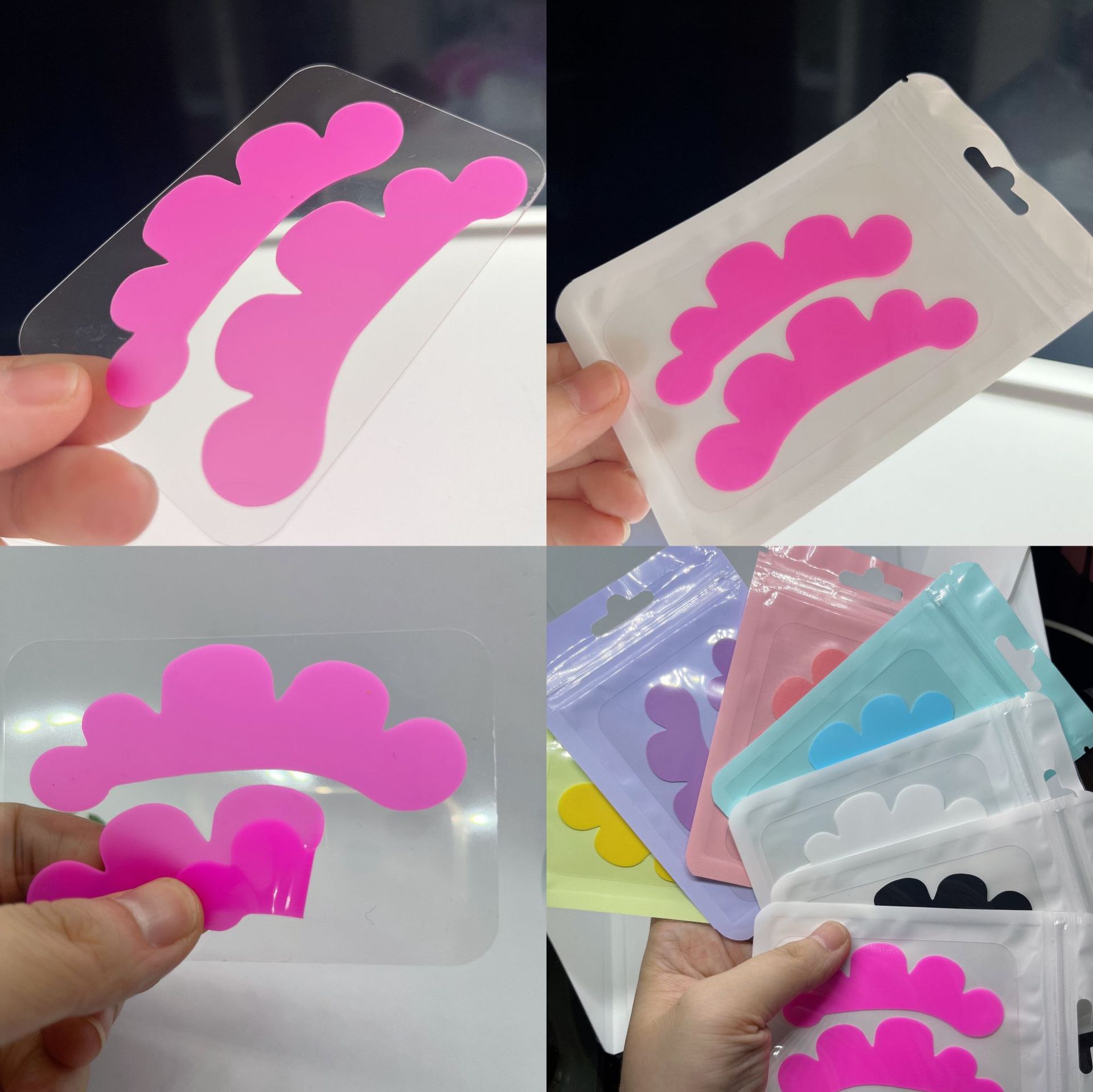 New 1Pairs Reusable Silicone E - Eyelash Extension Eye Mask recensione e prezzo