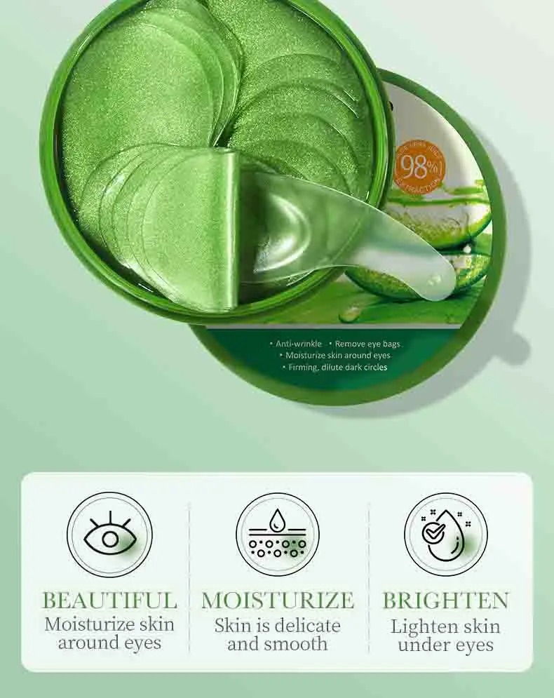 60pcs Aloe Vera Collagen Eye M - Eye Pad Collagen recensione e prezzo
