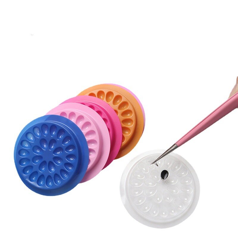 100pcs Eyelash Glue Holder Eye - Lash Tray Organizer recensione e prezzo
