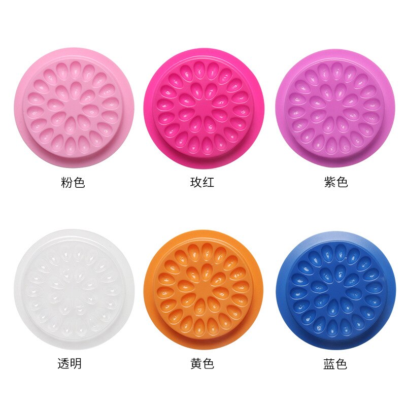 100pcs Eyelash Glue Holder Eye - Lash Tray Organizer recensione e prezzo