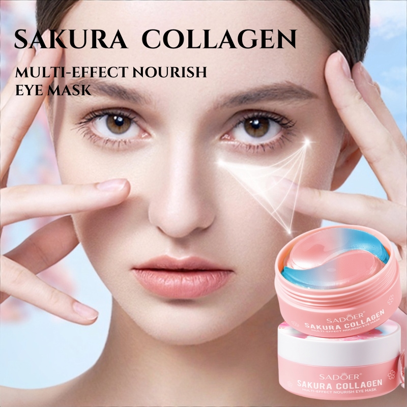 60Pcs Sakura Collagen Multi-Ef - Eye Pad Collagen recensione e prezzo