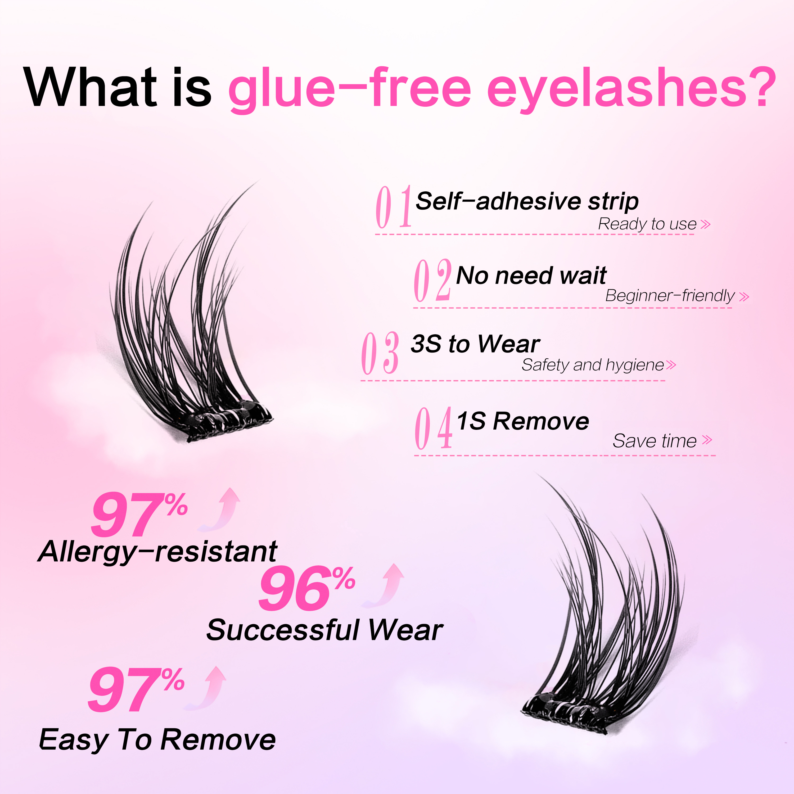 FindLove Pre Glued Lashes Mang - Eyelash Extension No 11 recensione e prezzo
