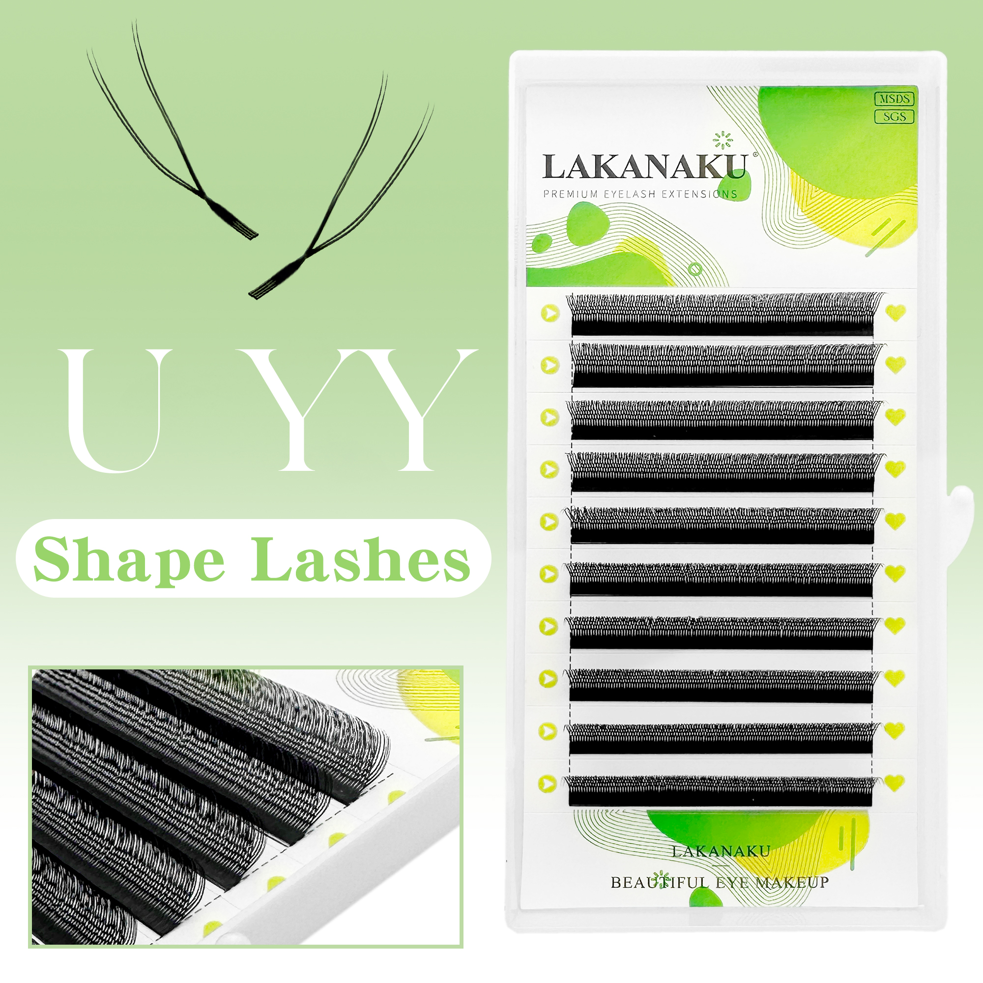 LAKANAKU New U YY Lash U Lash  - Eyelash Extension Yelix recensione e prezzo