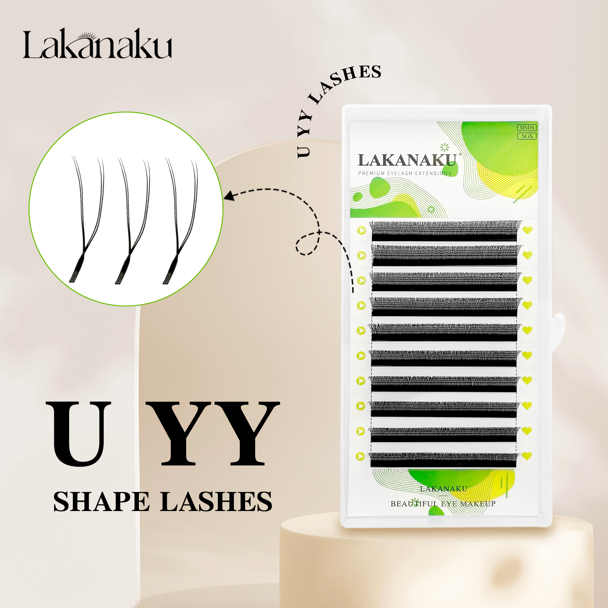 LAKANAKU New U YY Lash U Lash  - Eyelash Extension Yelix recensione e prezzo