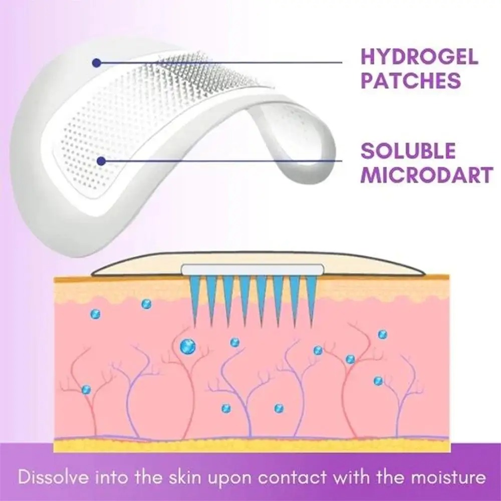1 Pair Micro-needle Eye Patch  - Eye Pad Collagen recensione e prezzo