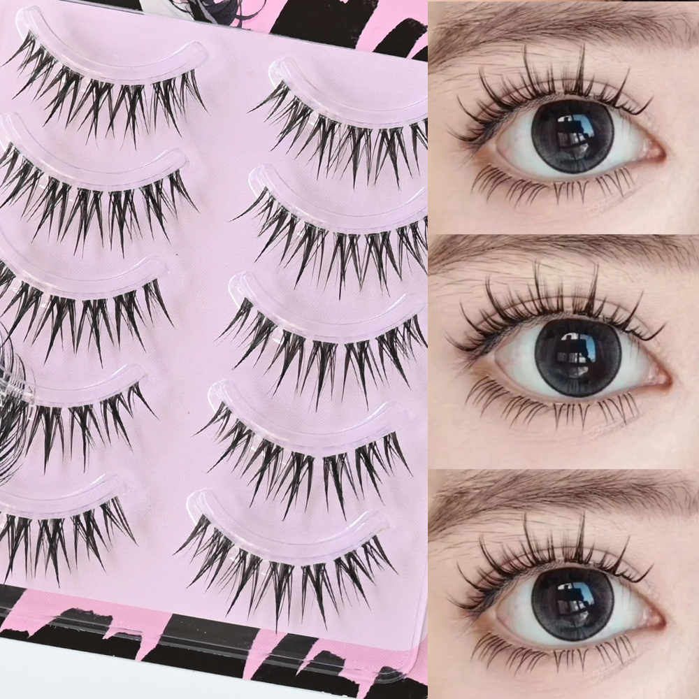 Manga Wet Look Lashes Black/Cl - Eyelash Extension Wet Look recensione e prezzo