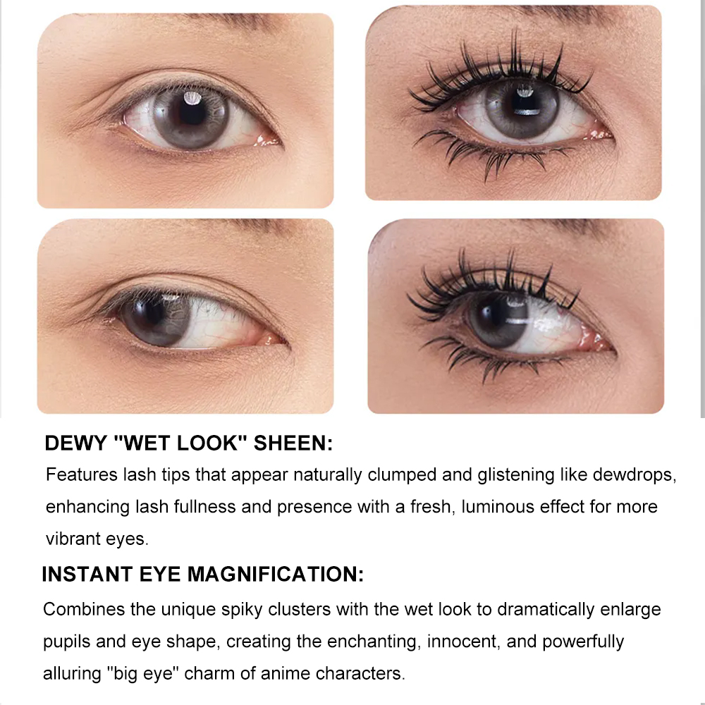 Manga Wet Look Lashes Black/Cl - Eyelash Extension Wet Look recensione e prezzo