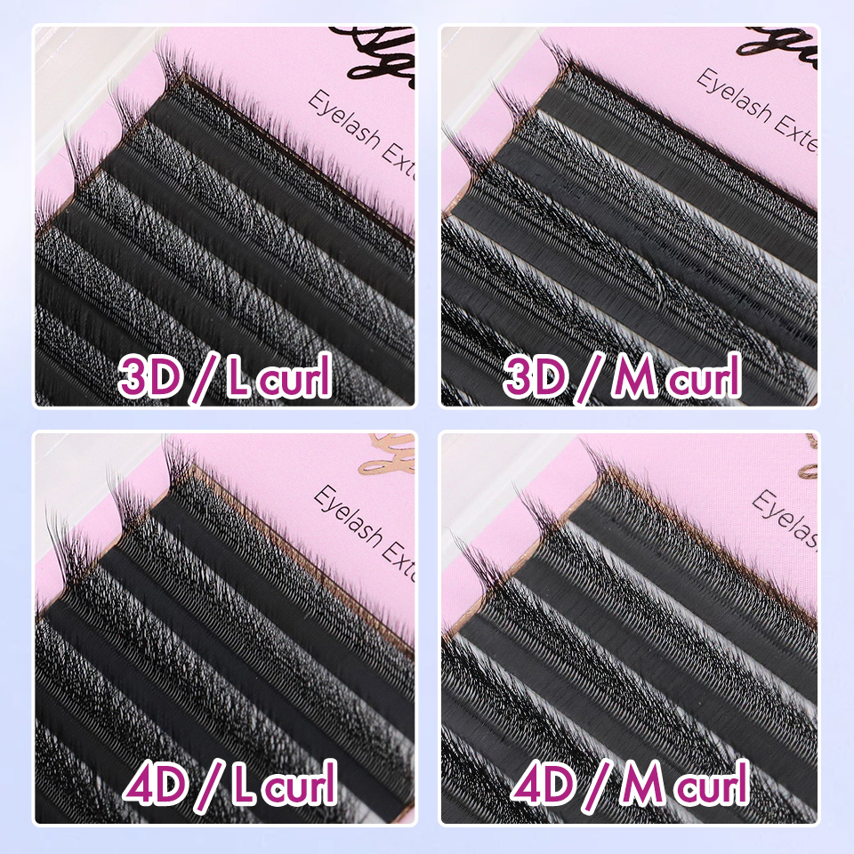 L M (LU ) Curl W Shape Eyelash - Eyelash Extension Yelix recensione e prezzo