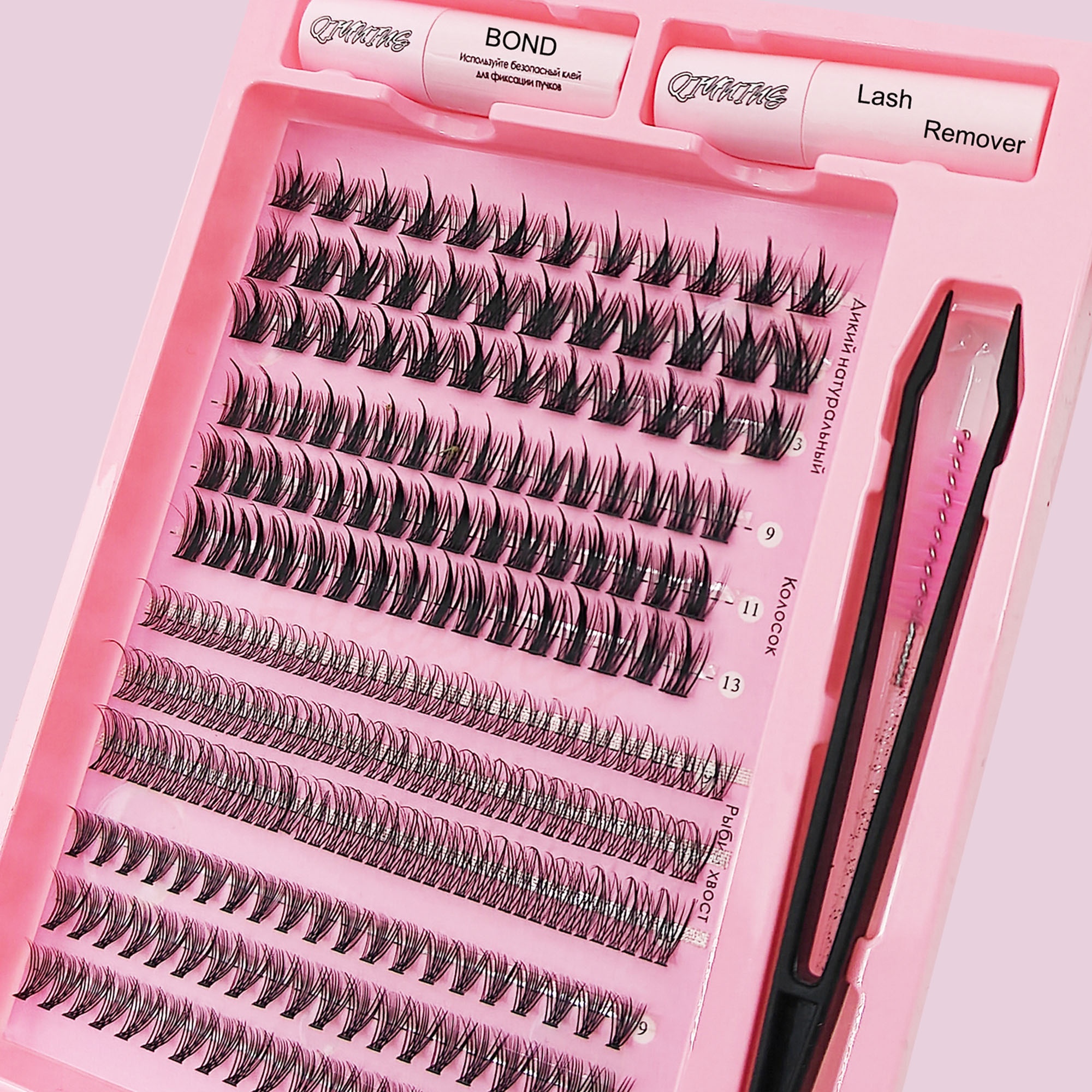 QIUNING Manga Lash Clusters Ki - Eyelash Extension Wet Look recensione e prezzo