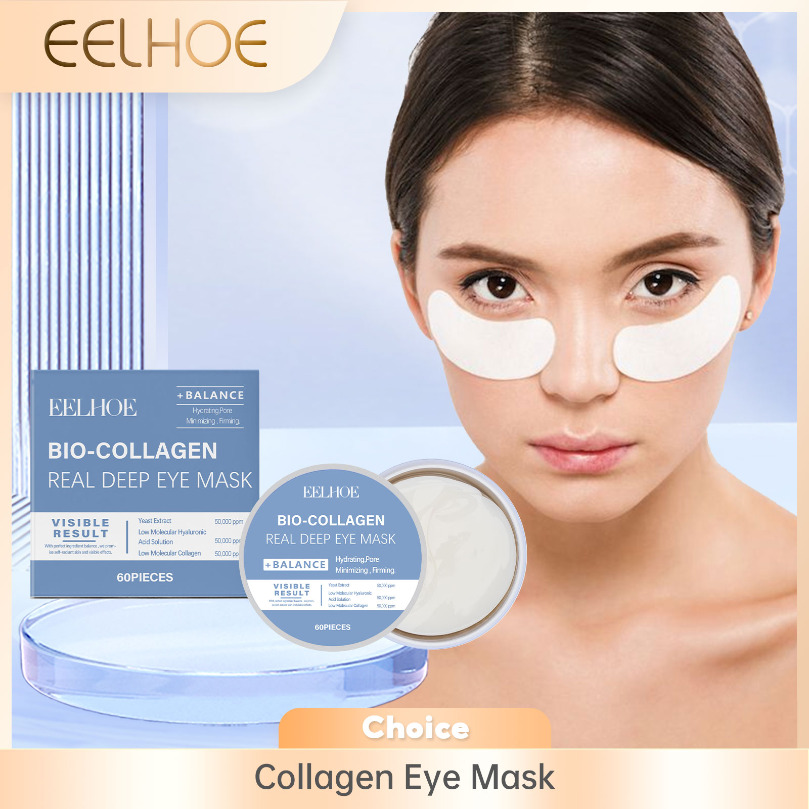 EELHOE Collagen Eye Mask Anti  - Eye Pad Collagen recensione e prezzo
