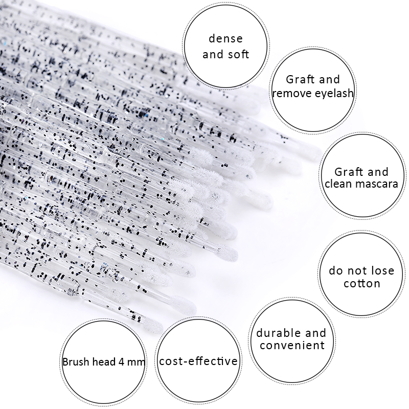 Free shipping Microbrush for e - Eyelash Extension Glue recensione e prezzo